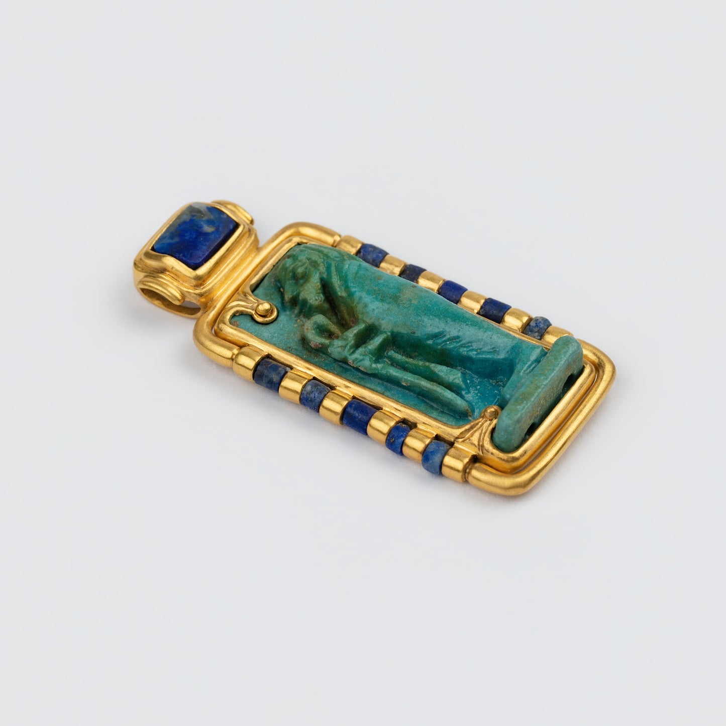 Handcrafted Egyptian Revival Amulet Pendant