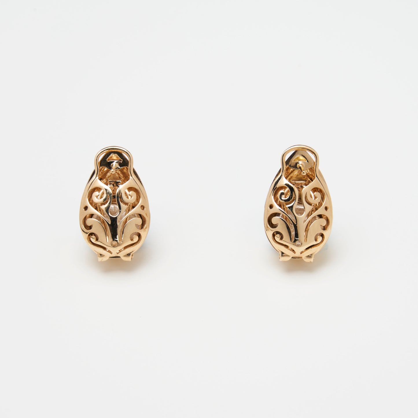 18K Gold Silver Lion Coins Teardrop-shaped Earring