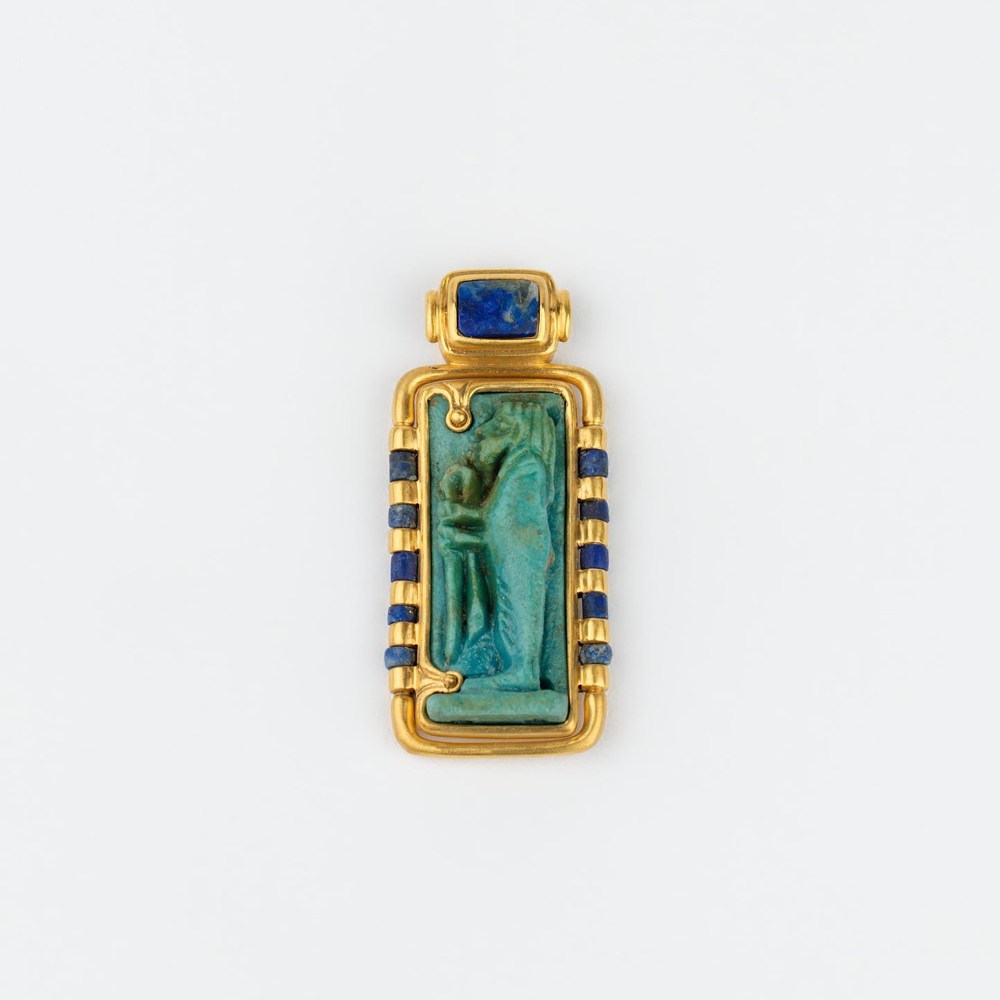 Handcrafted Egyptian Revival Amulet Pendant