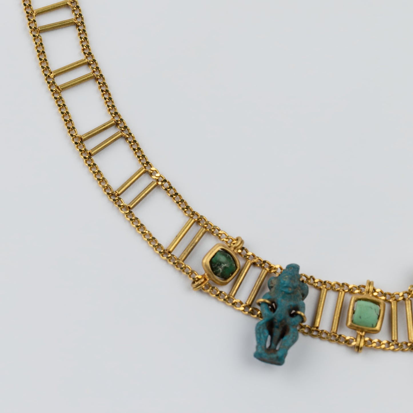18K Gold 'Pantheon of the Nile' Amulet Necklace