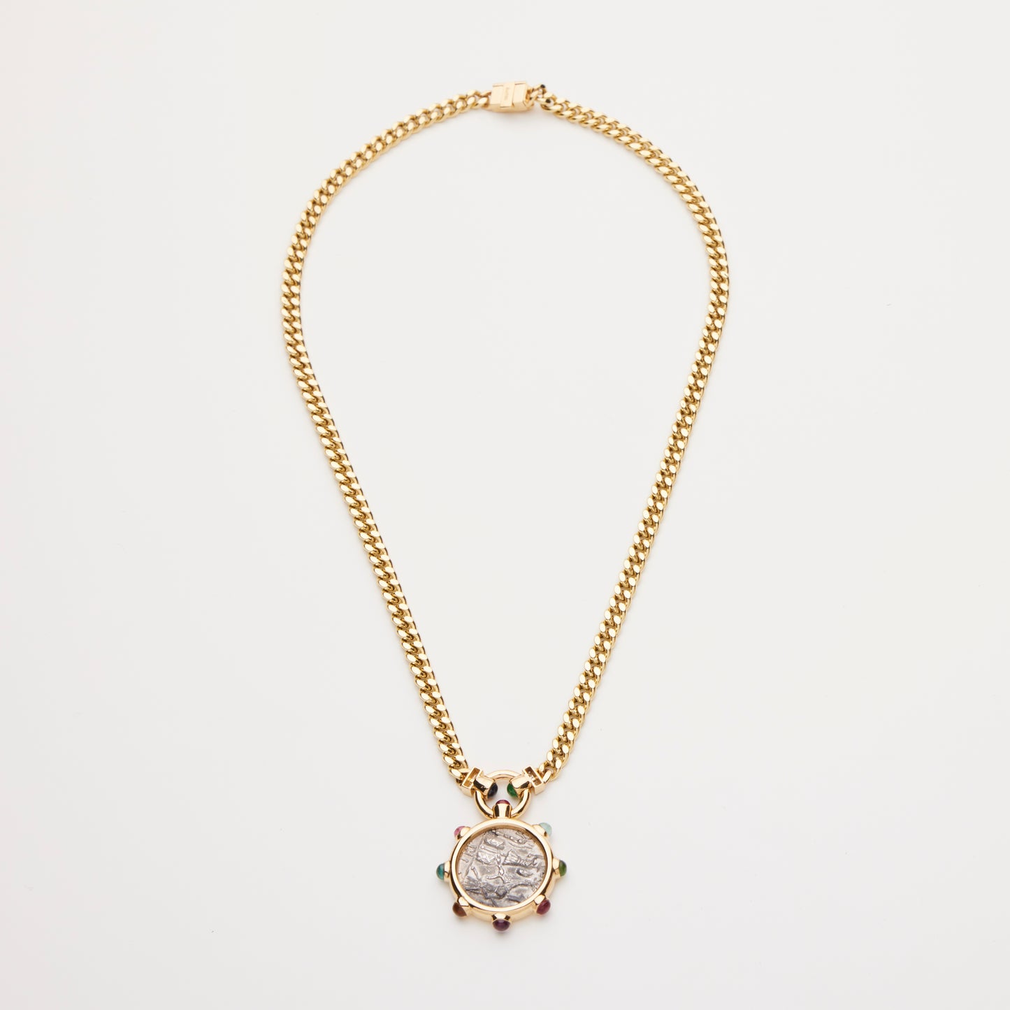 18K Gold/ Muti-Gems Necklace