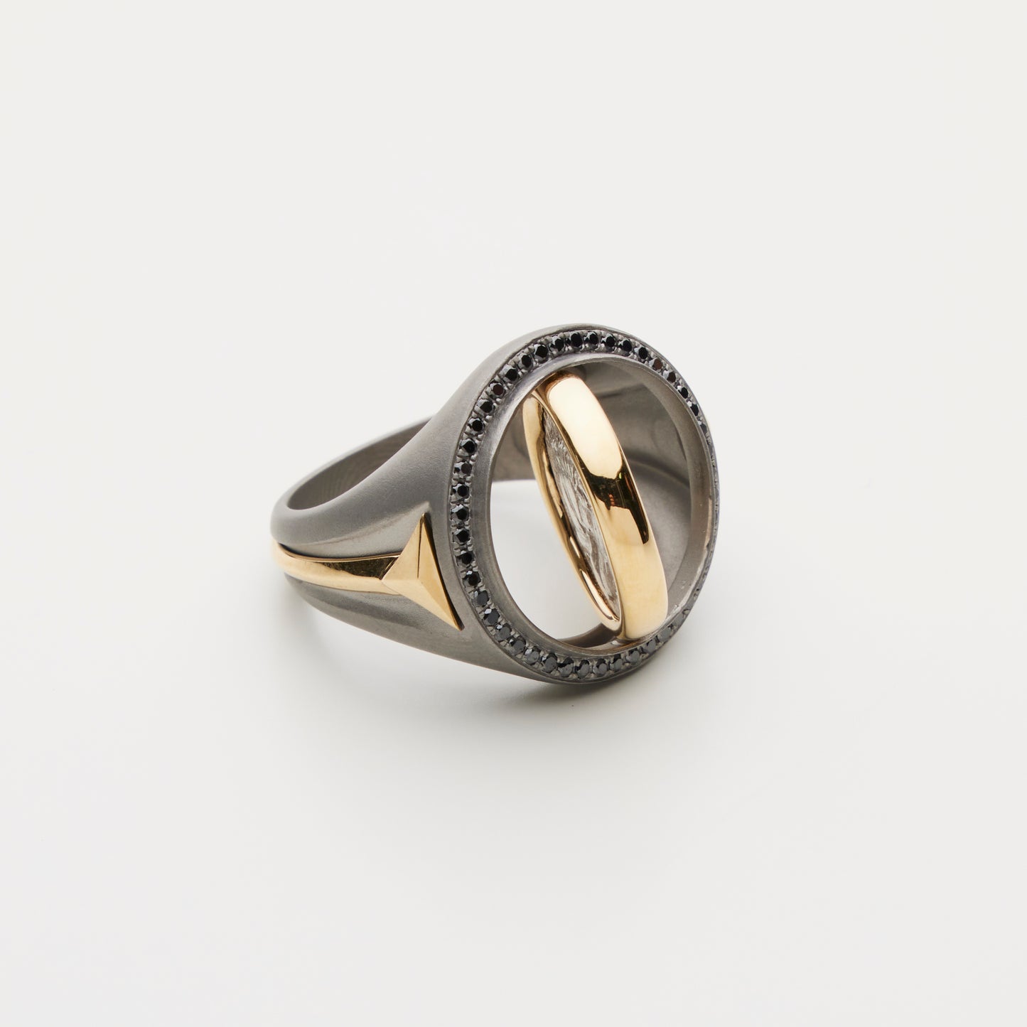 Silver/18K Gold Ring