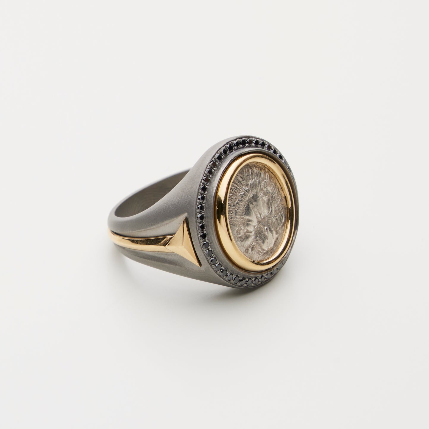 Silver/18K Gold Ring