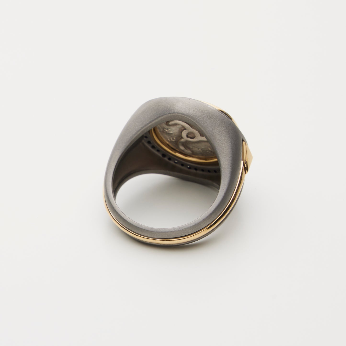 Silver/18K Gold Ring