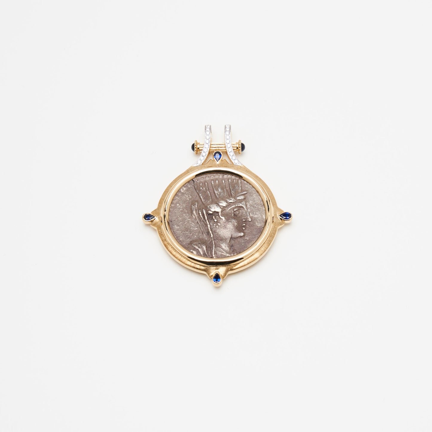 18K Gold Coin Pendant