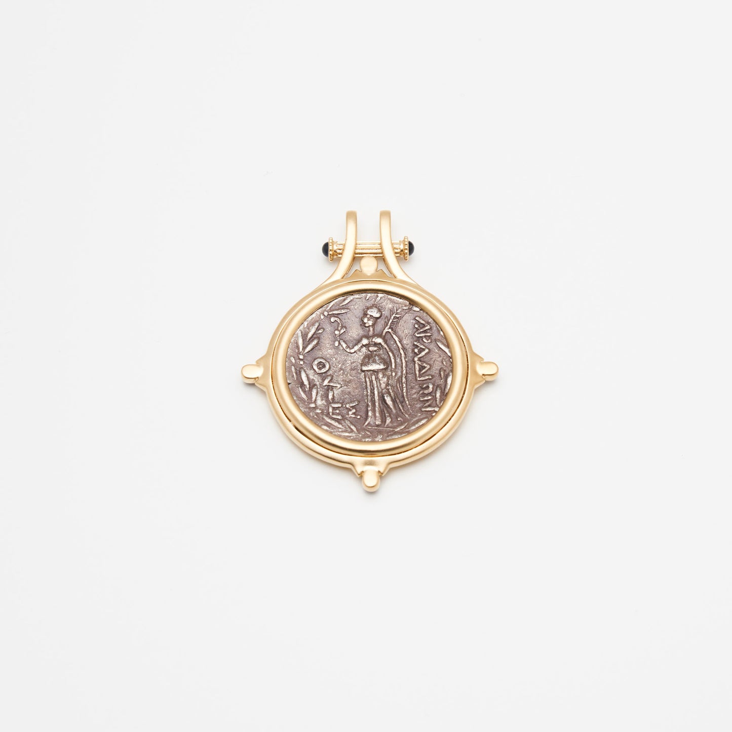 18K Gold Coin Pendant