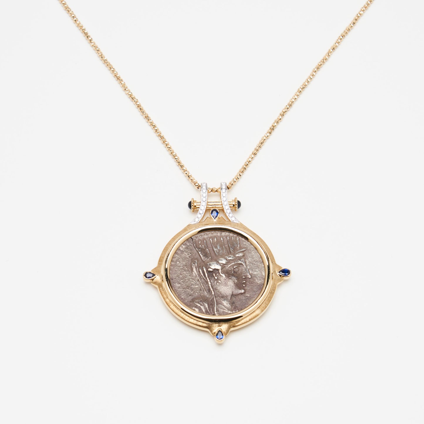 18K Gold Coin Pendant